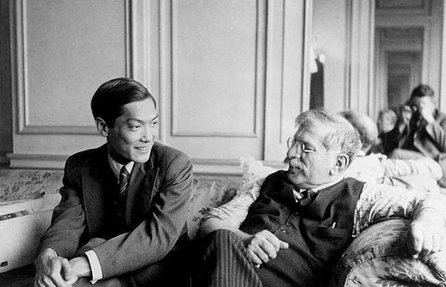 Ill. 3. Li Shiu Tong et Magnus Hirscheld à la Quatrième Conférence de la Ligue mondiale pour la réforme sexuelle, Brno, 1932. Source : Wellcome Collection, CMAC FPA/A23/1/3 et FPA/A23/1/4, photo L0024860.