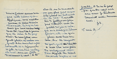 Sociabilités et réseaux artistiques au 19e siècle : les lettres de George Sand au peintre Eugène Lambert