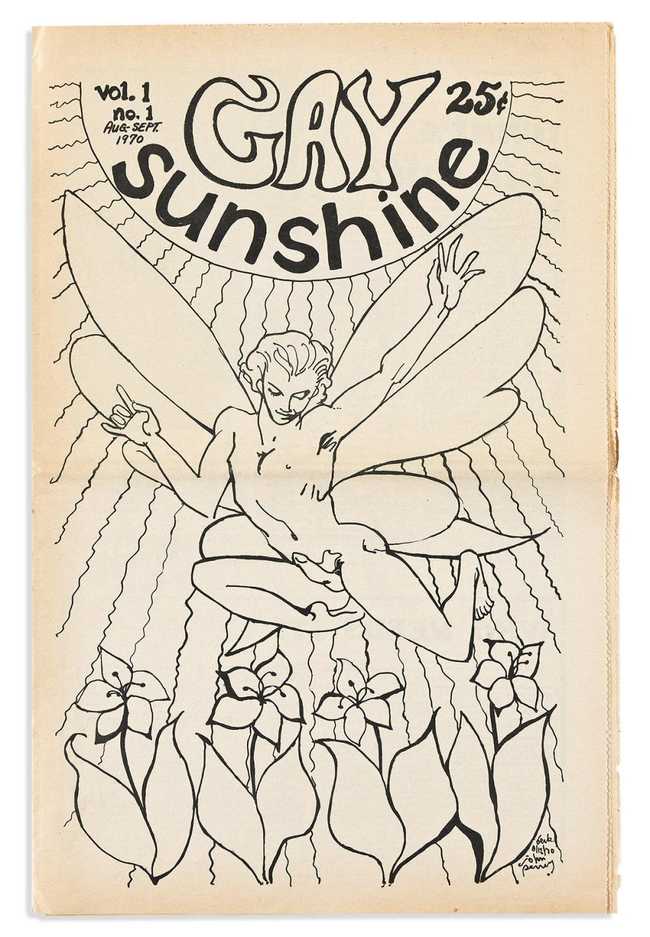 Ill. 1 : Gay Sunshine, vol. 1, no. 1, août-septembre 1970.