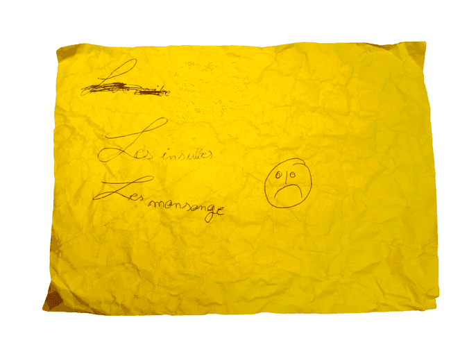 « Les insultes, les mensonges »